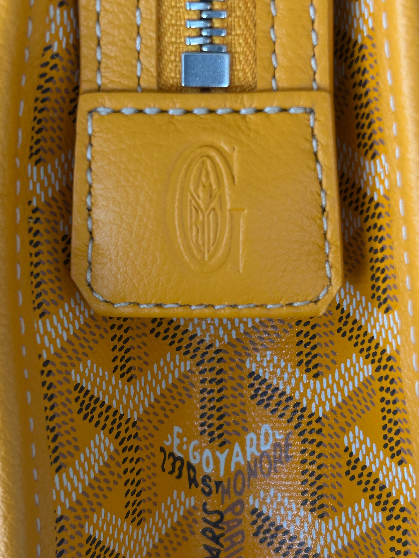 Goyard Yellow Jouvence GM Toiletry Bag