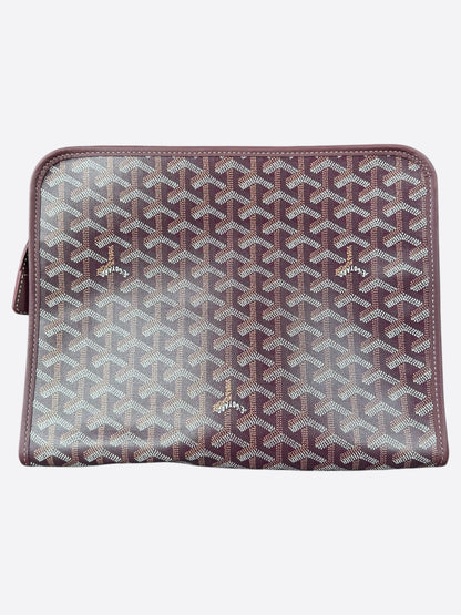 Goyard Burgundy Jouvence GM Toiletry Bag