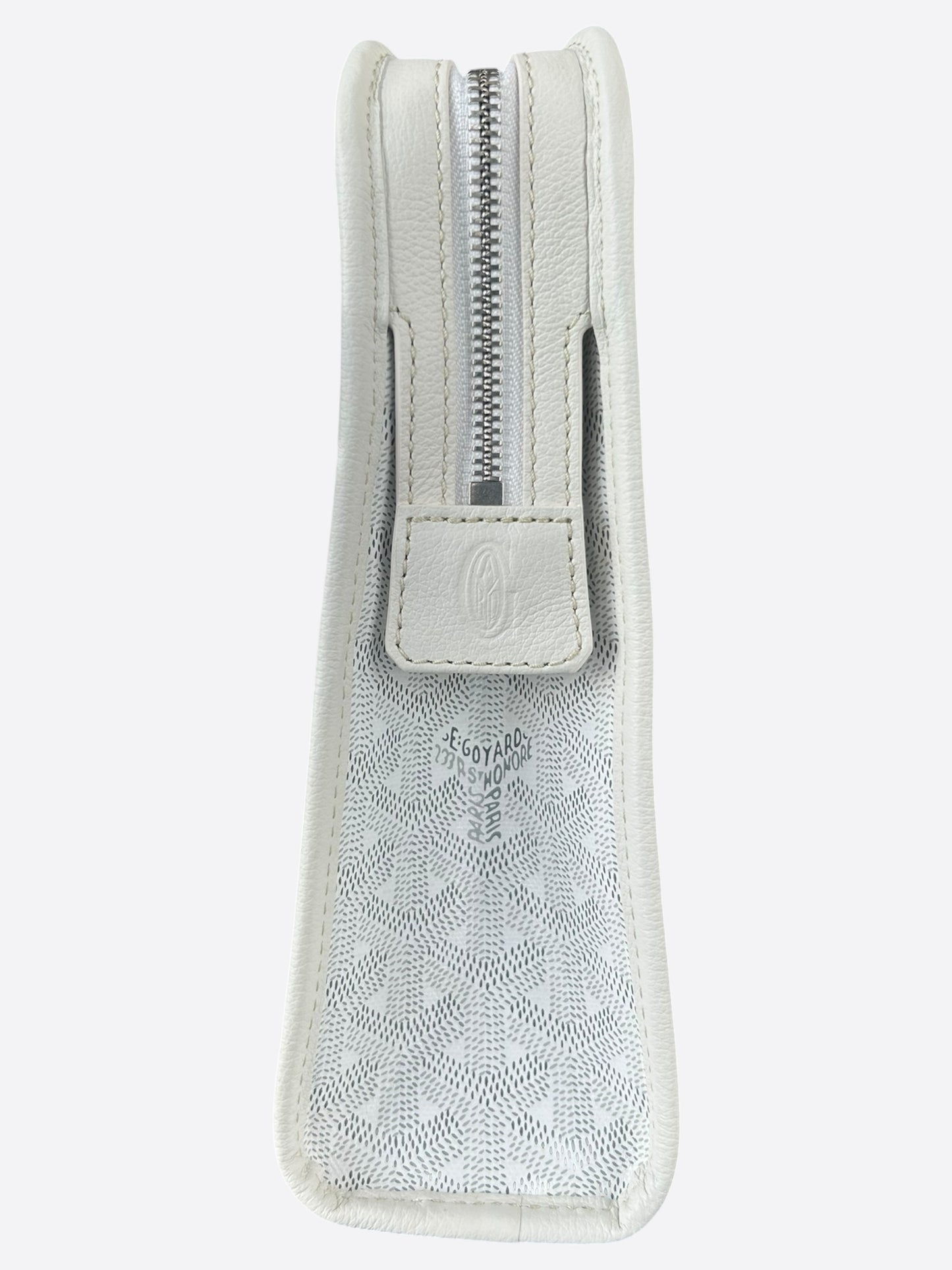 Goyard White Jouvence GM Toiletry Bag