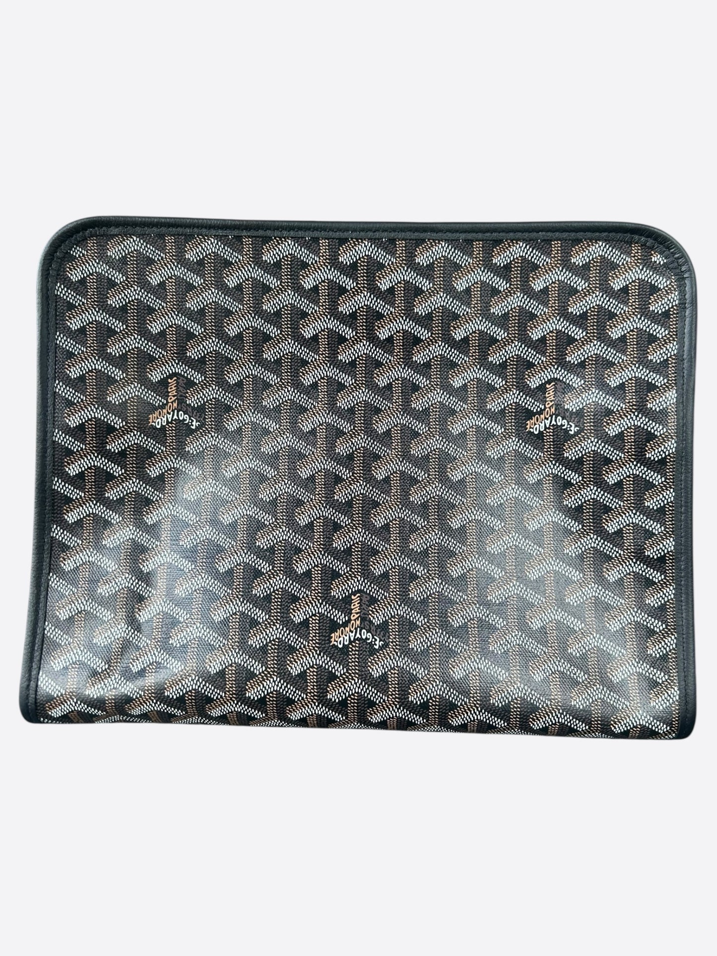 Goyard Black Jouvence GM Toiletry Bag