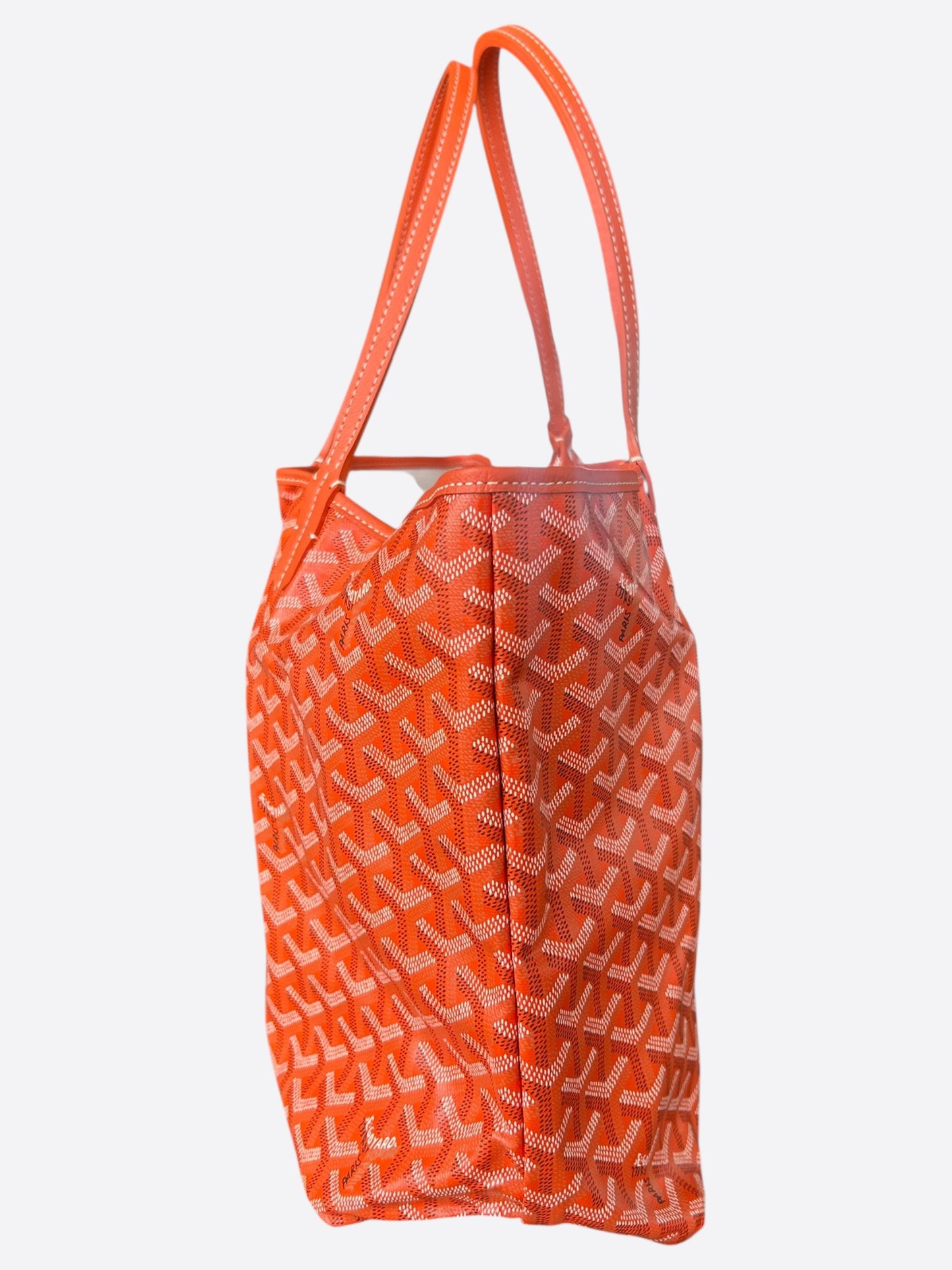 Goyard Orange St. Louis PM Tote Bag