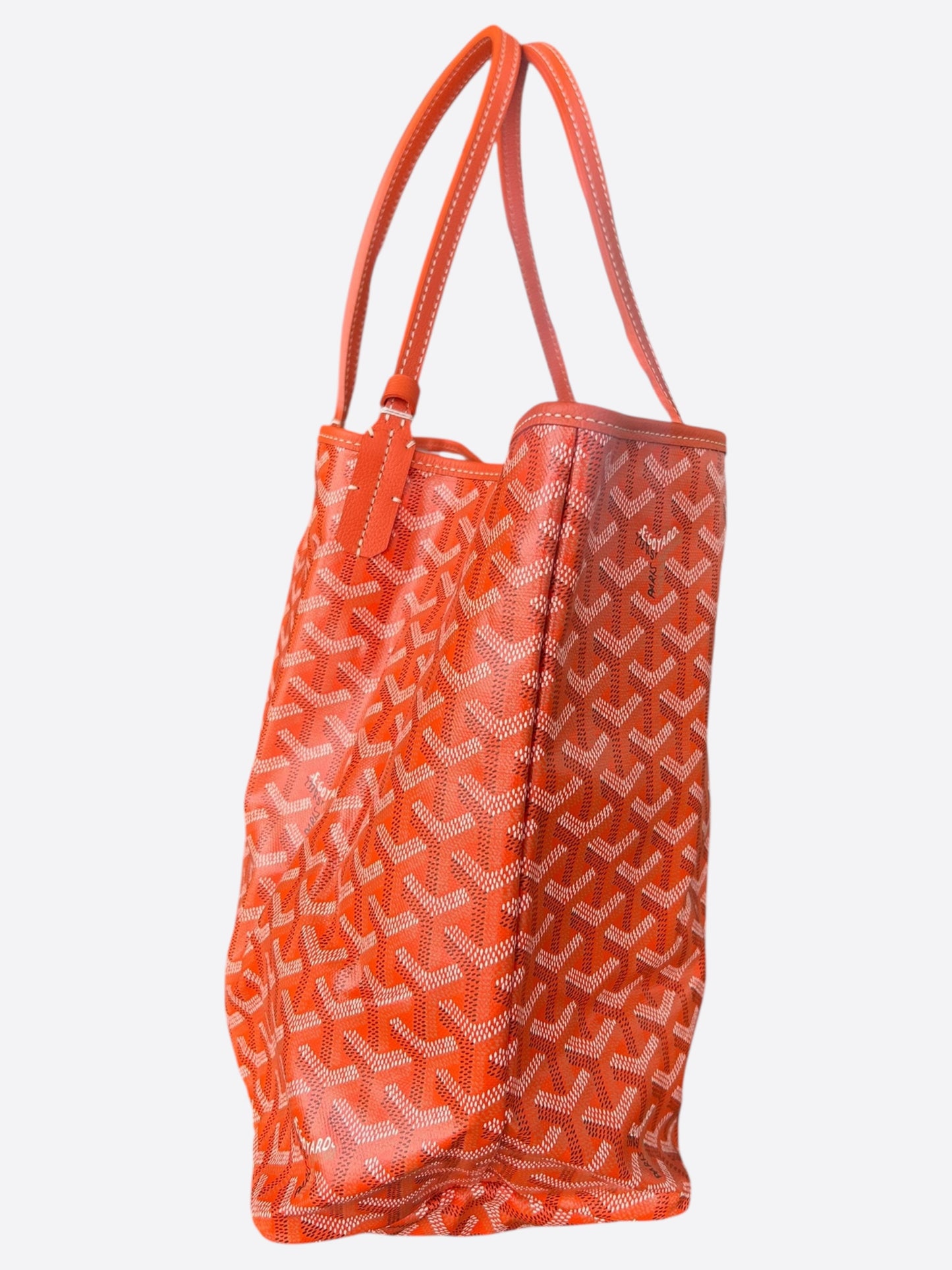 Goyard Orange St. Louis PM Tote Bag