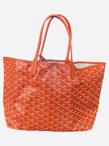 Goyard Orange St. Louis PM Tote Bag