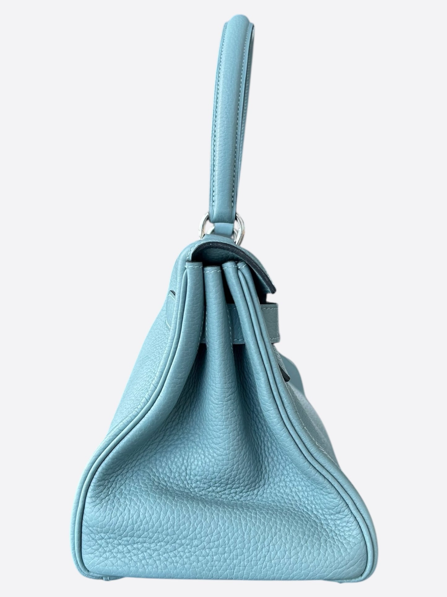 Hermes Blue Togo Shoulder Kelly 40