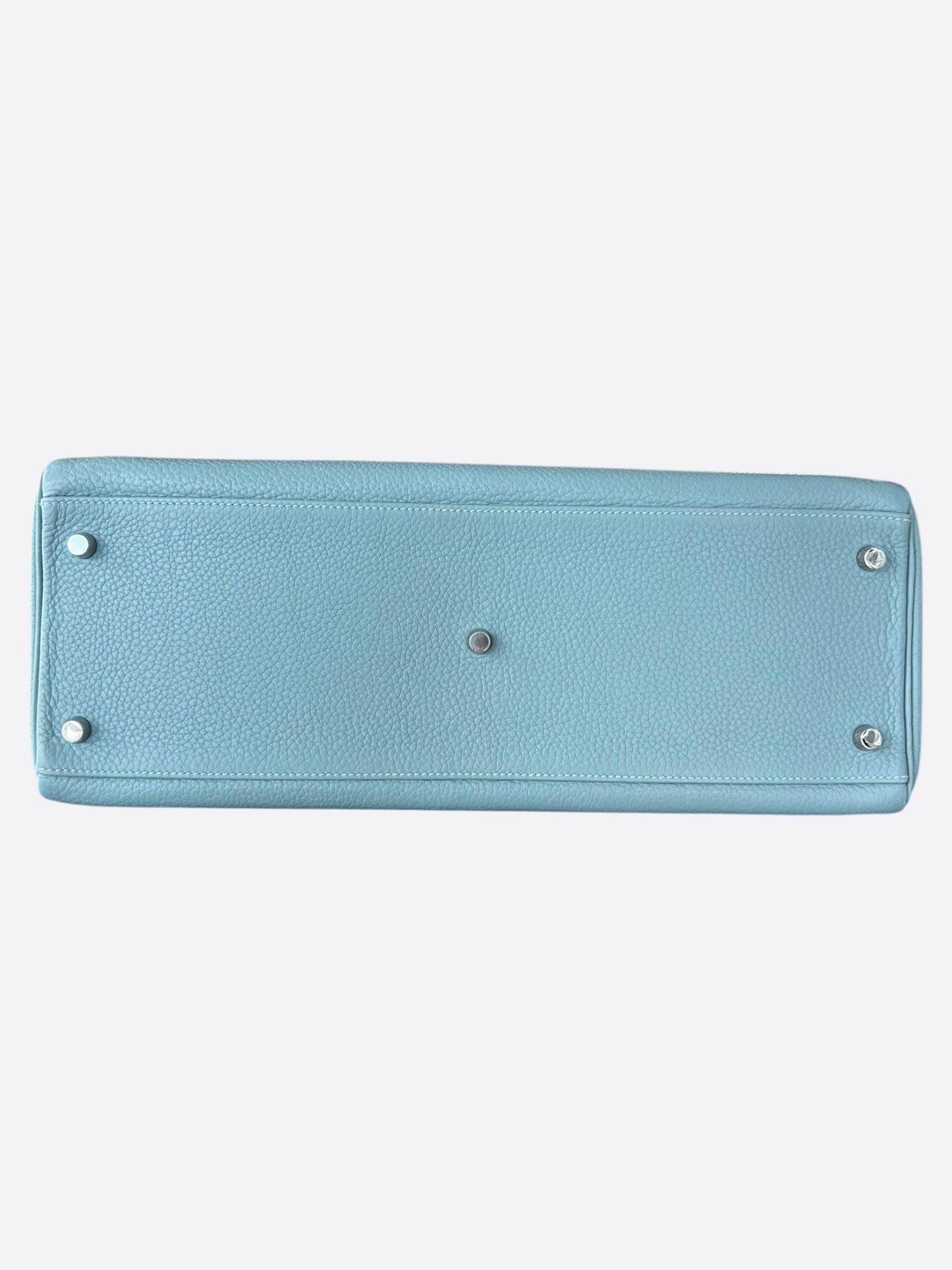 Hermes Blue Togo Shoulder Kelly 40