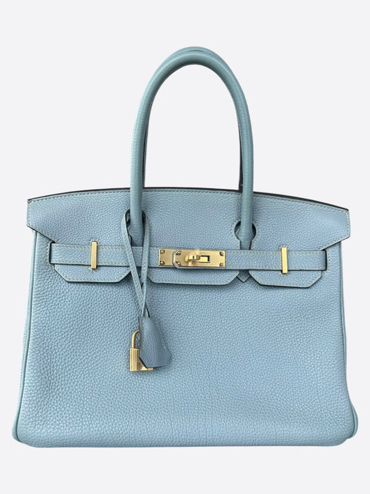 Hermes Blue Togo Birkin 30