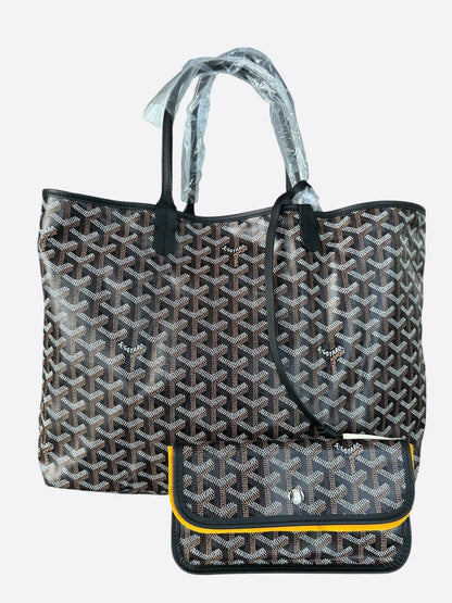 Goyard Black St. Louis PM Tote Bag