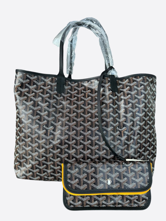 Goyard Black St. Louis PM Tote Bag