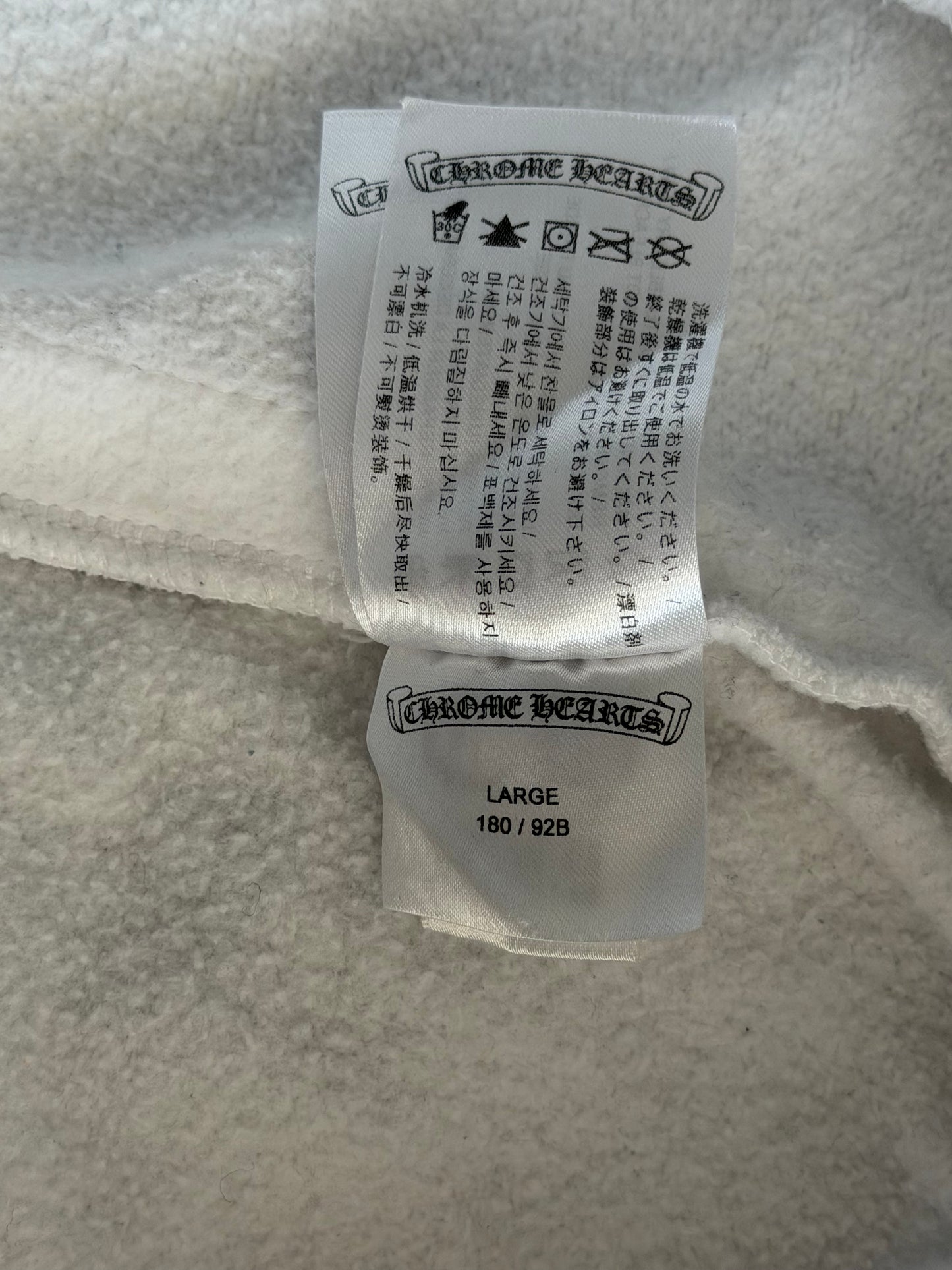 Chrome Hearts White & Black Deadly Doll Women's Sweatpants