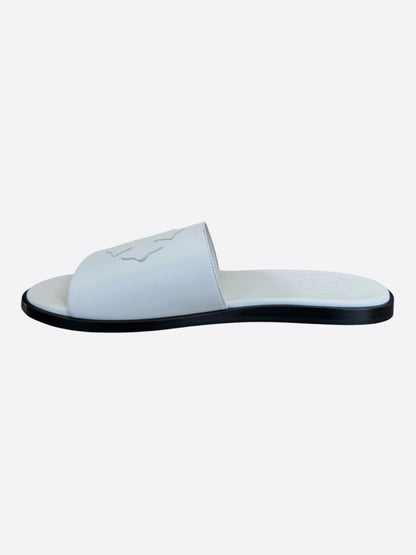 Chrome Hearts White Cross Patch Slides