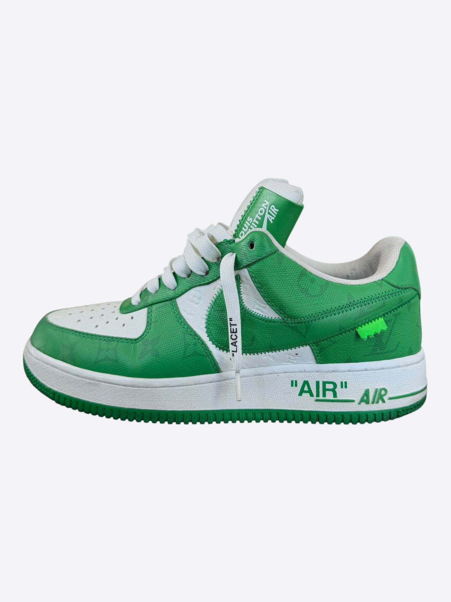 Louis Vuitton Green Air force 1 Monogram Sneakers