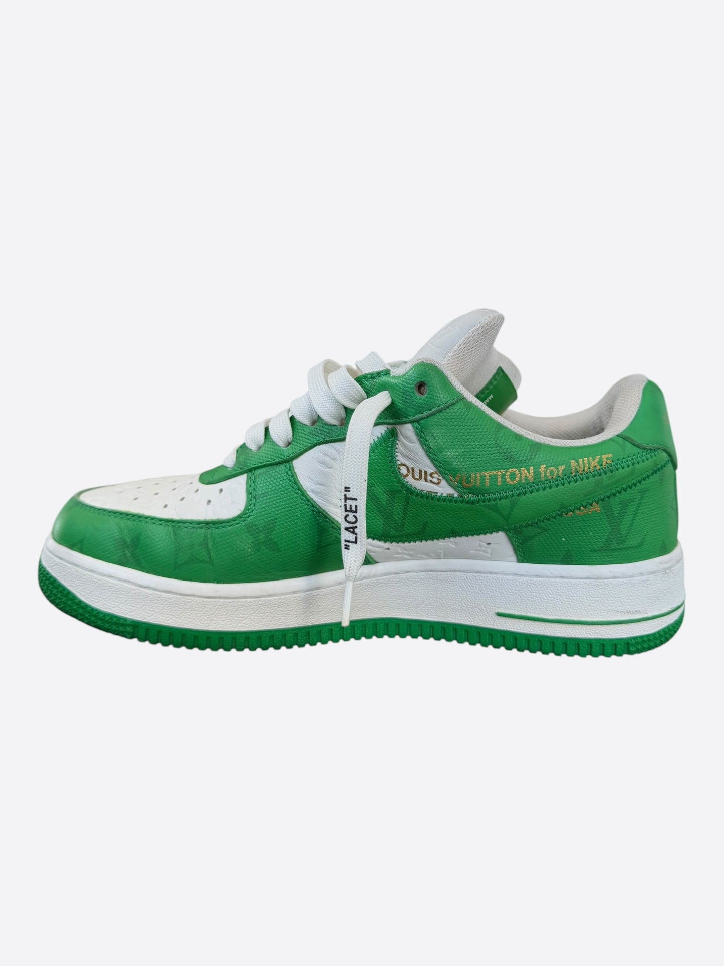Louis Vuitton Green Air force 1 Monogram Sneakers