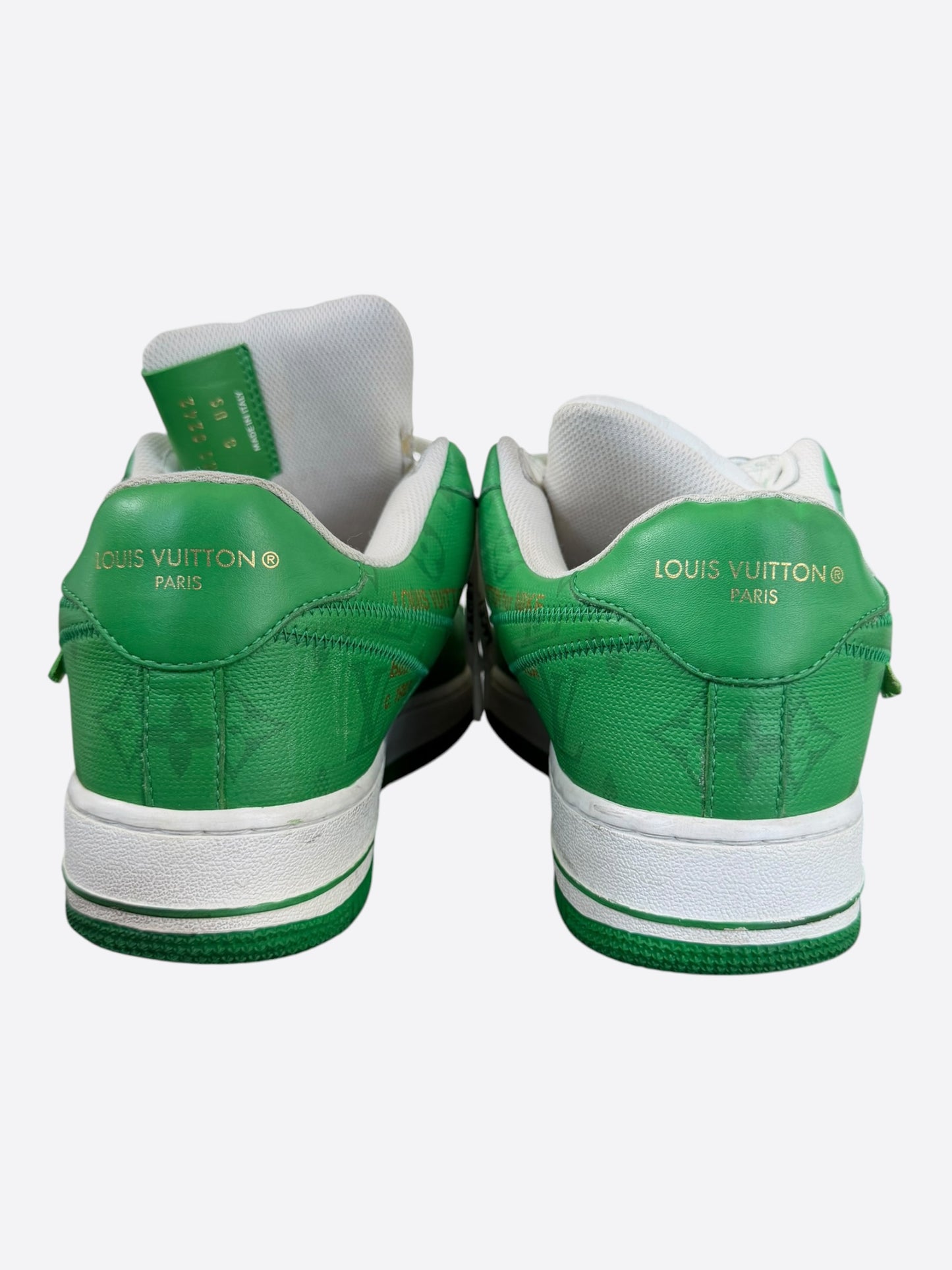 Louis Vuitton Green Air force 1 Monogram Sneakers