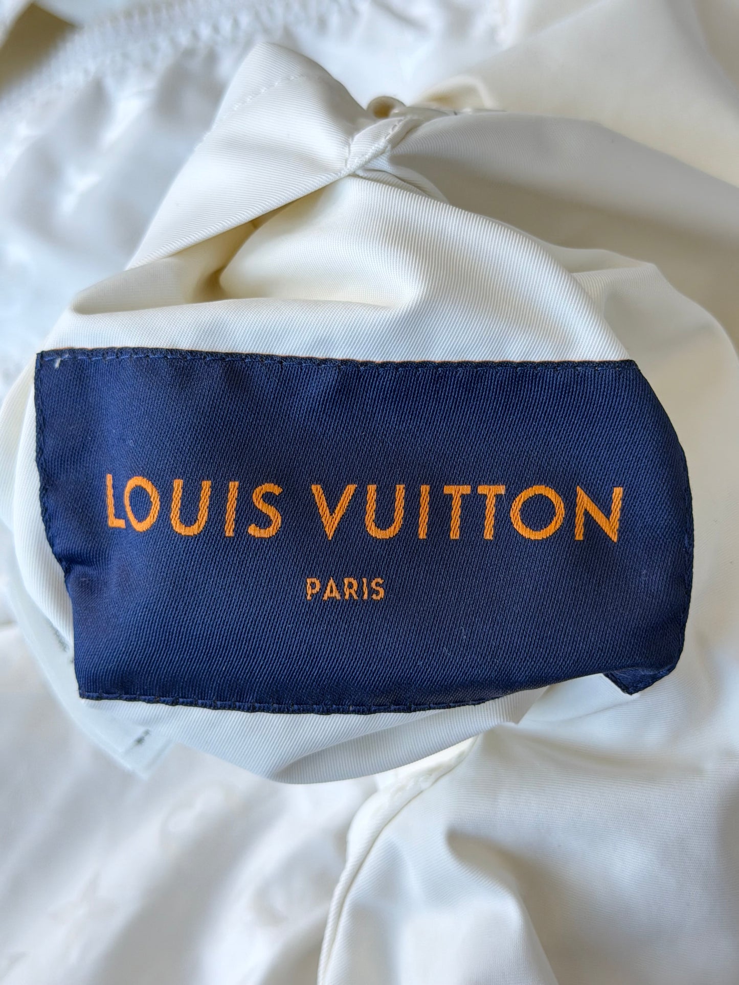 Louis Vuitton White Monogram Reversible Windbreaker