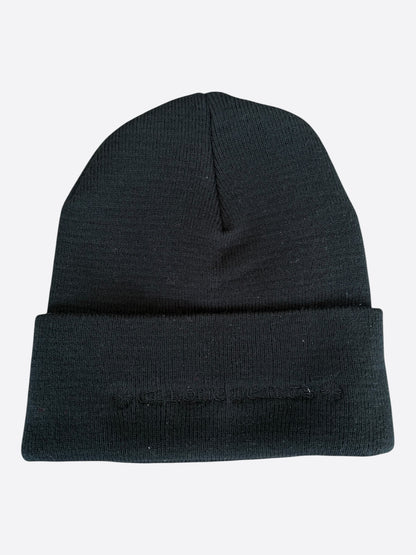 Chrome Hearts Black CH Logo Embroidered Beanie