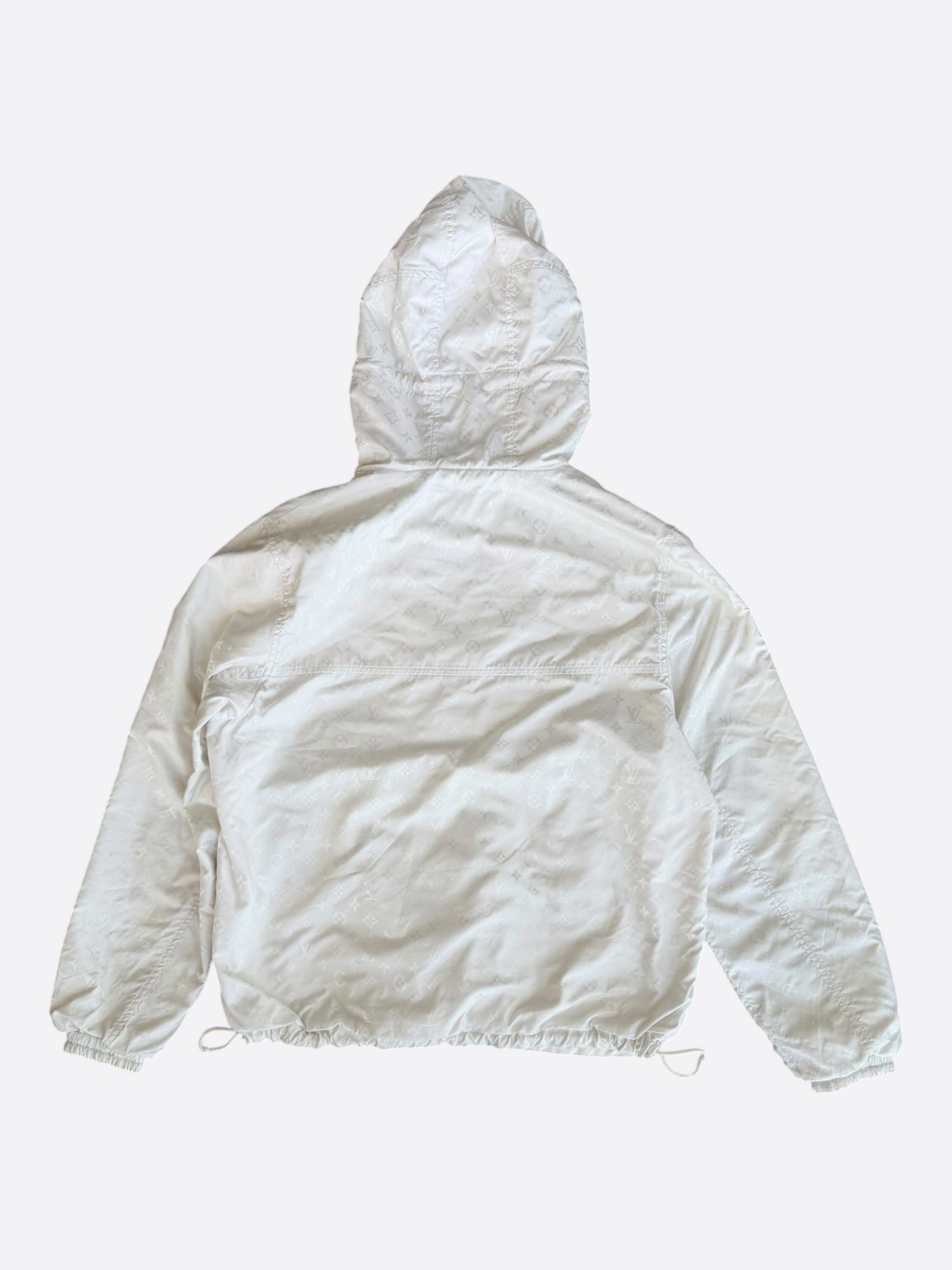 Louis Vuitton White Monogram Reversible Windbreaker