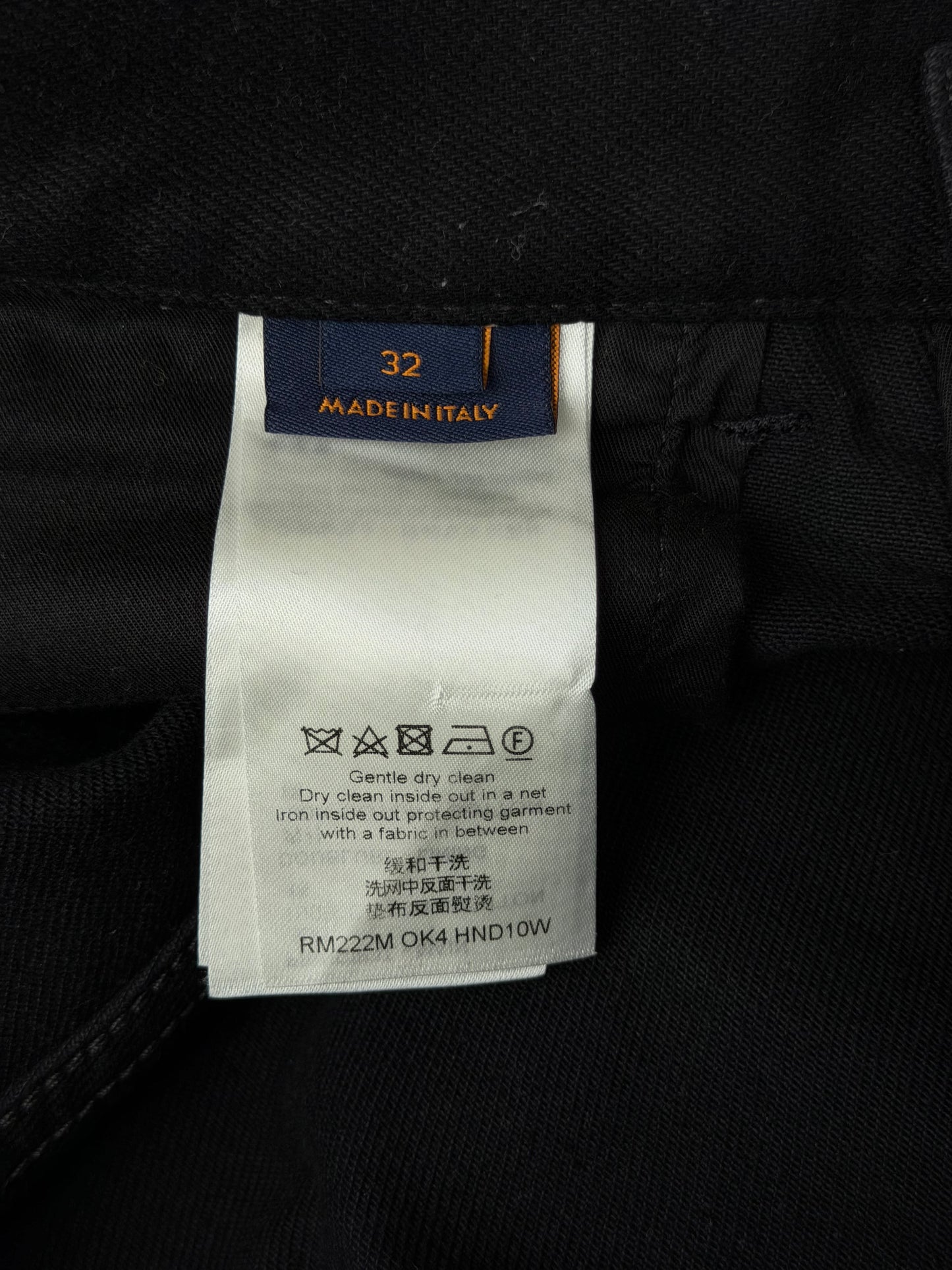 Louis Vuitton Black Monogram Carpenter Pants