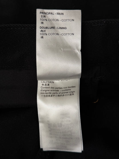 Louis Vuitton Black Monogram Carpenter Pants