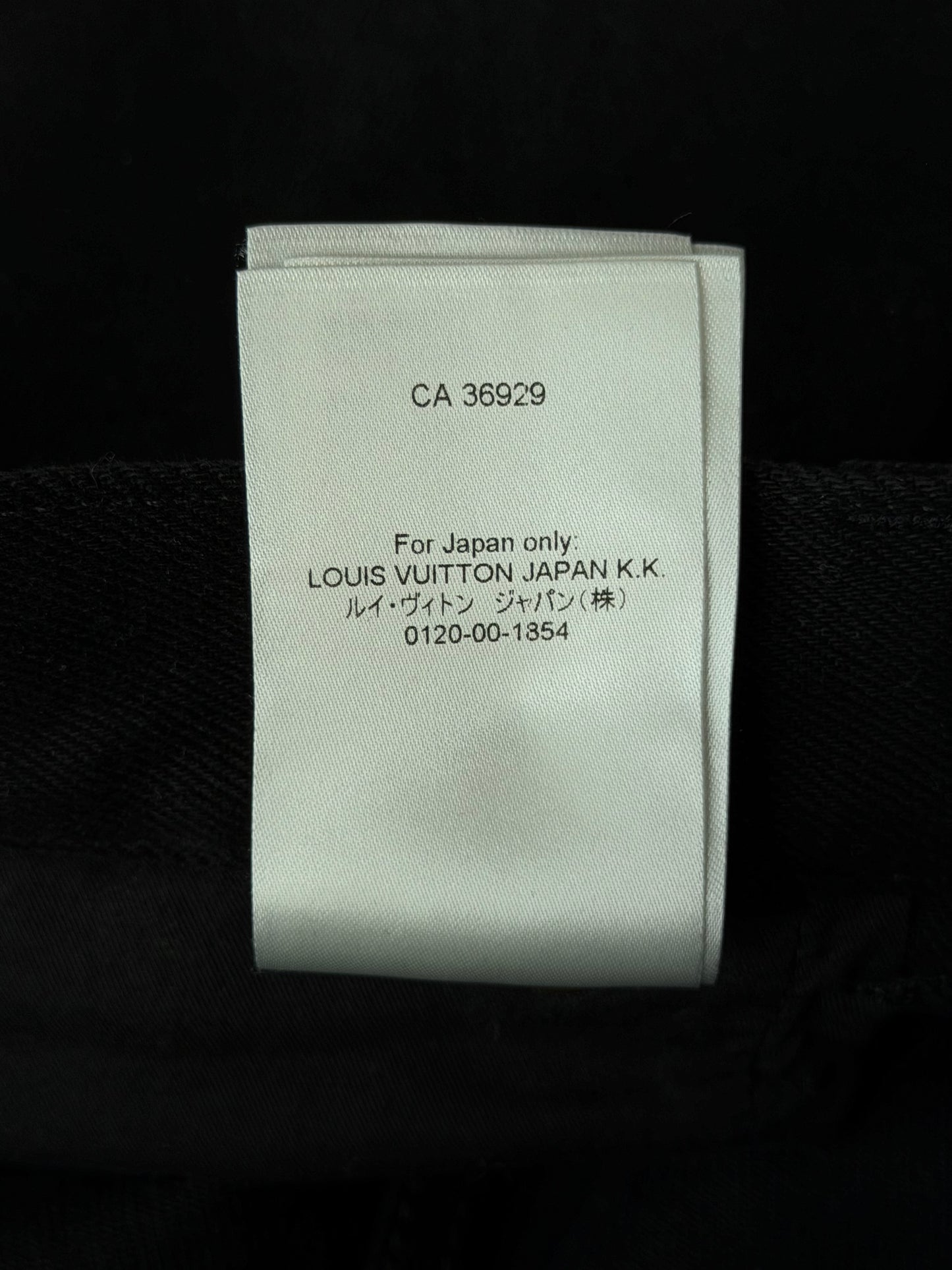 Louis Vuitton Black Monogram Carpenter Pants