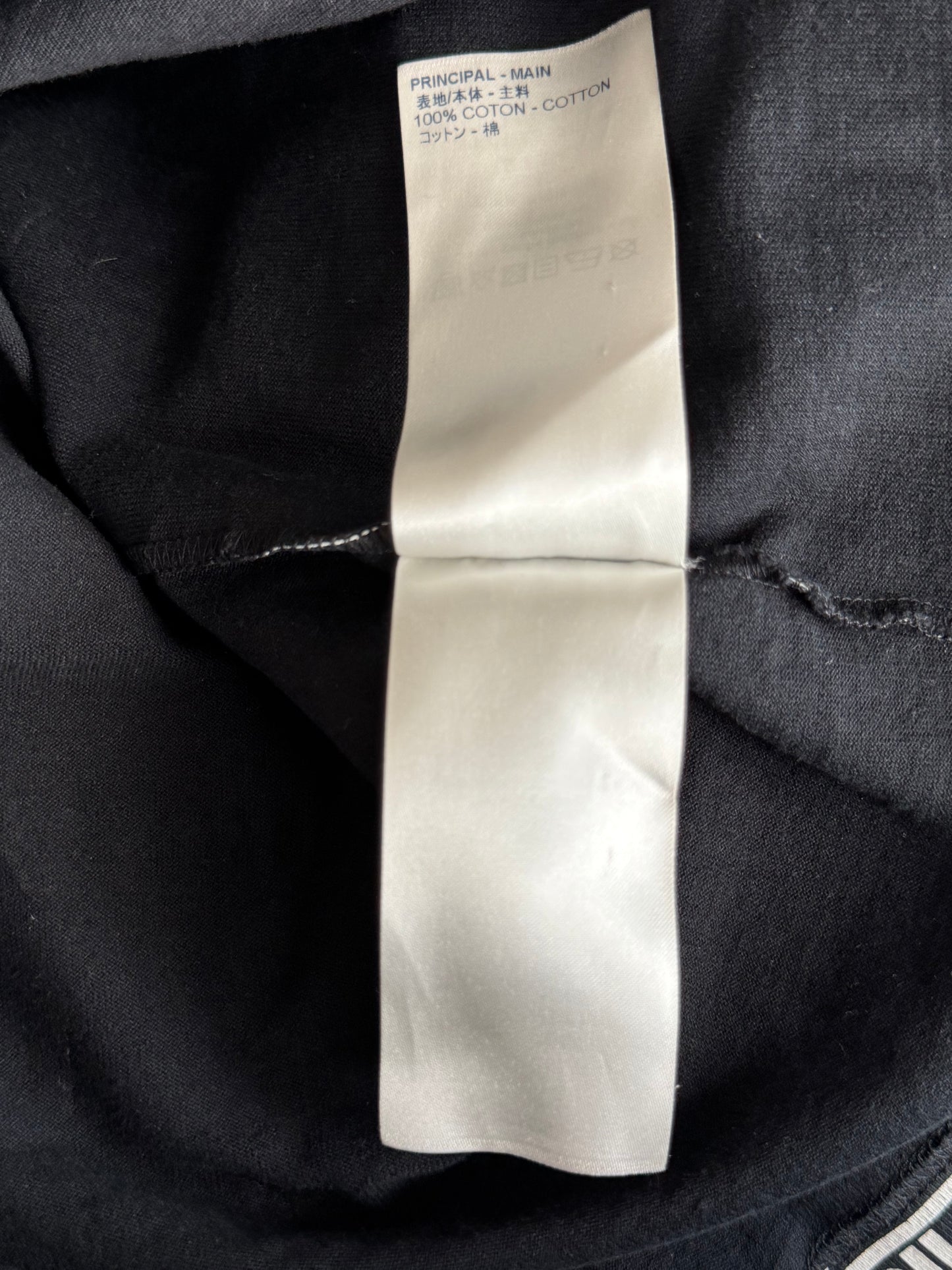 Louis Vuitton Black & White All Over Logo T-Shirt