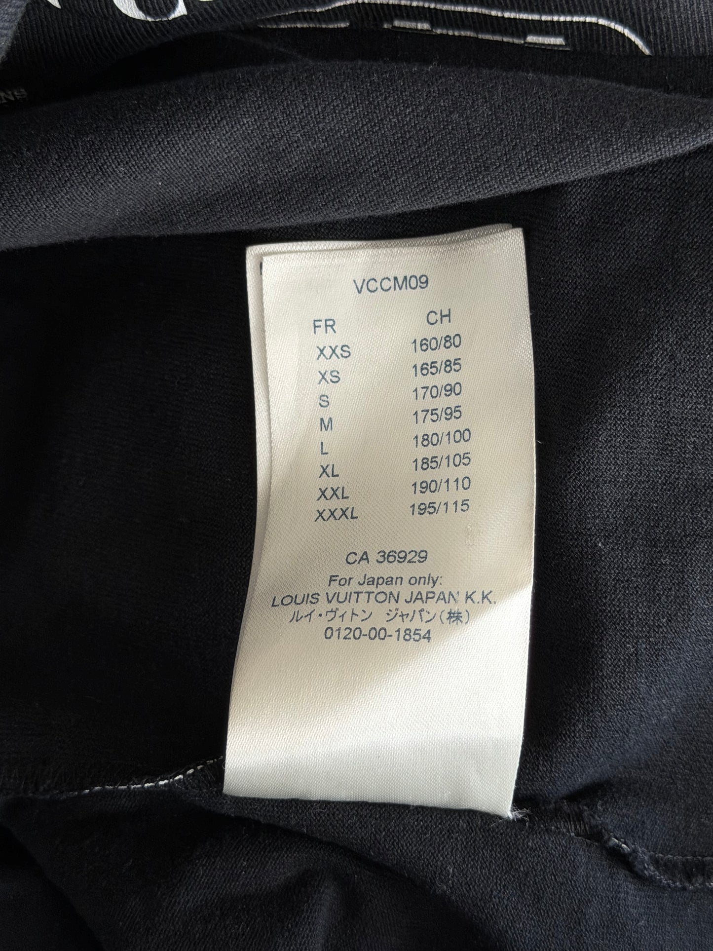 Louis Vuitton Black & White All Over Logo T-Shirt
