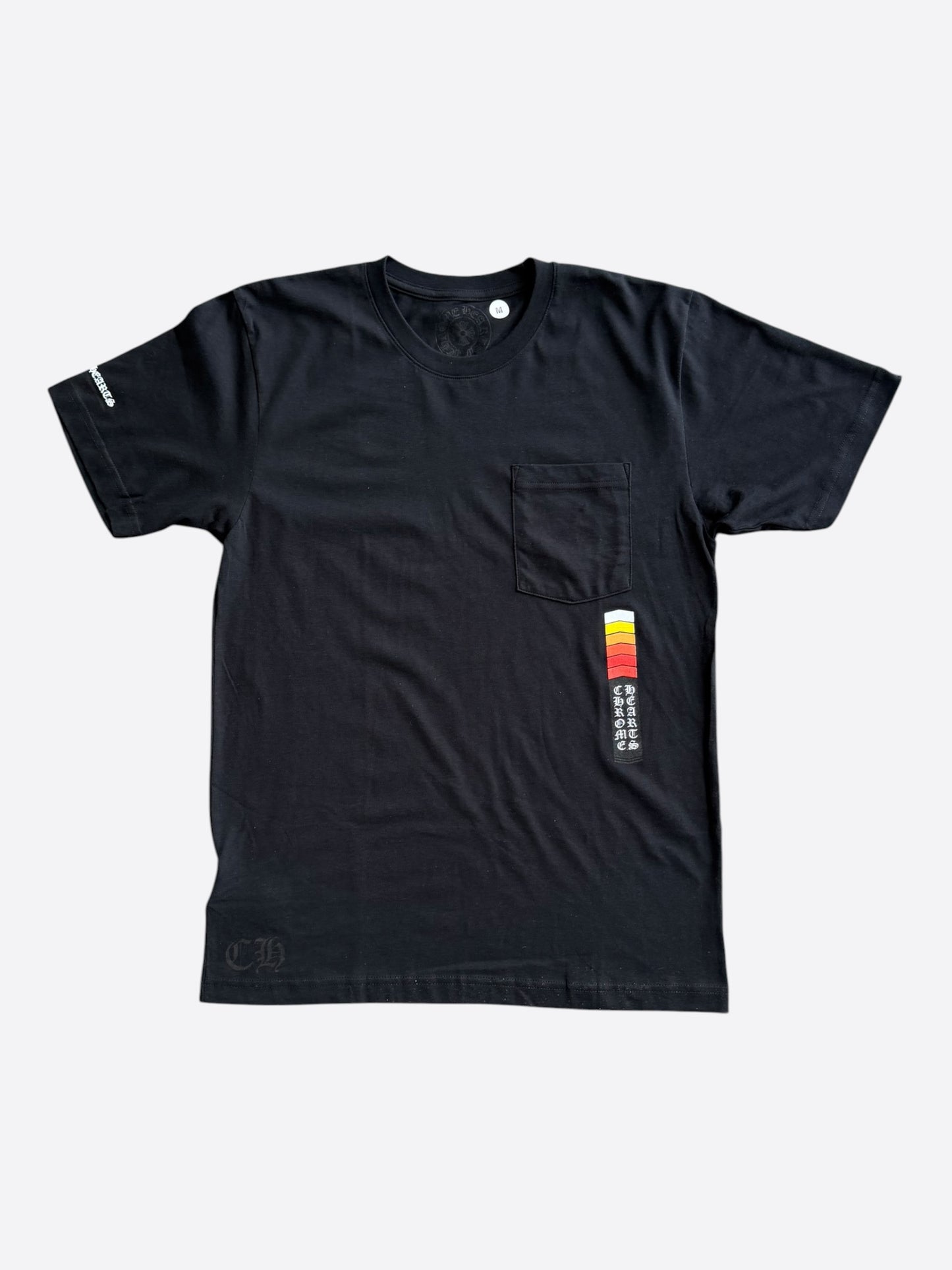Chrome Hearts Black Racing Stripes T-Shirt