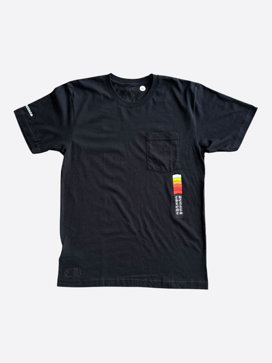 Chrome Hearts Black Racing Stripes T-Shirt