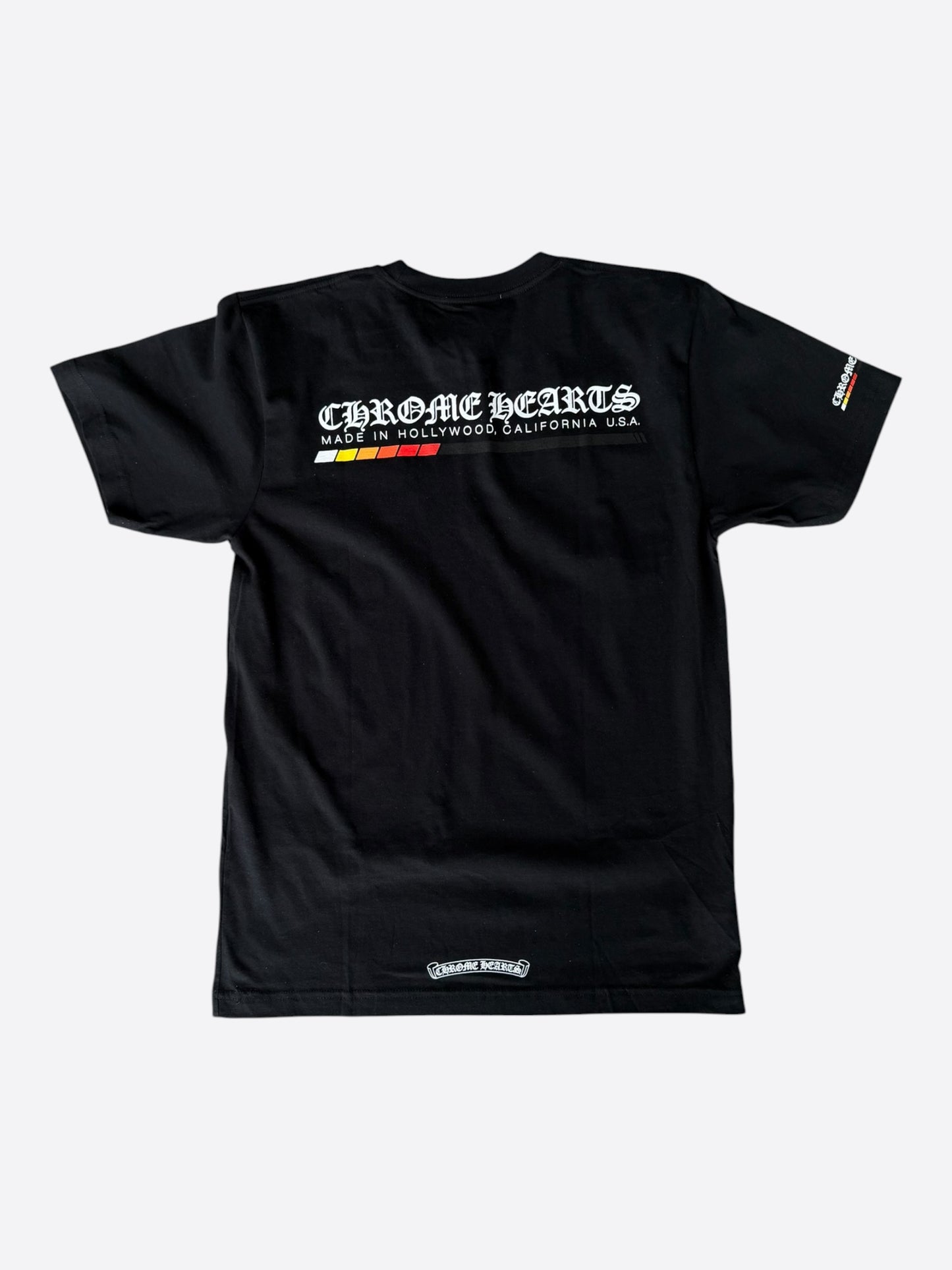 Chrome Hearts Black Racing Stripes T-Shirt