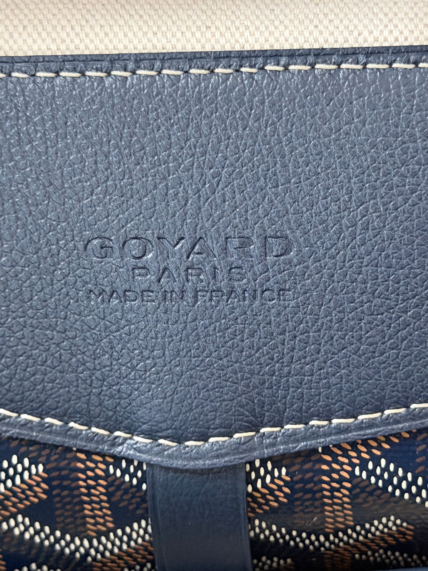 Goyard Navy Cisalpin Backpack