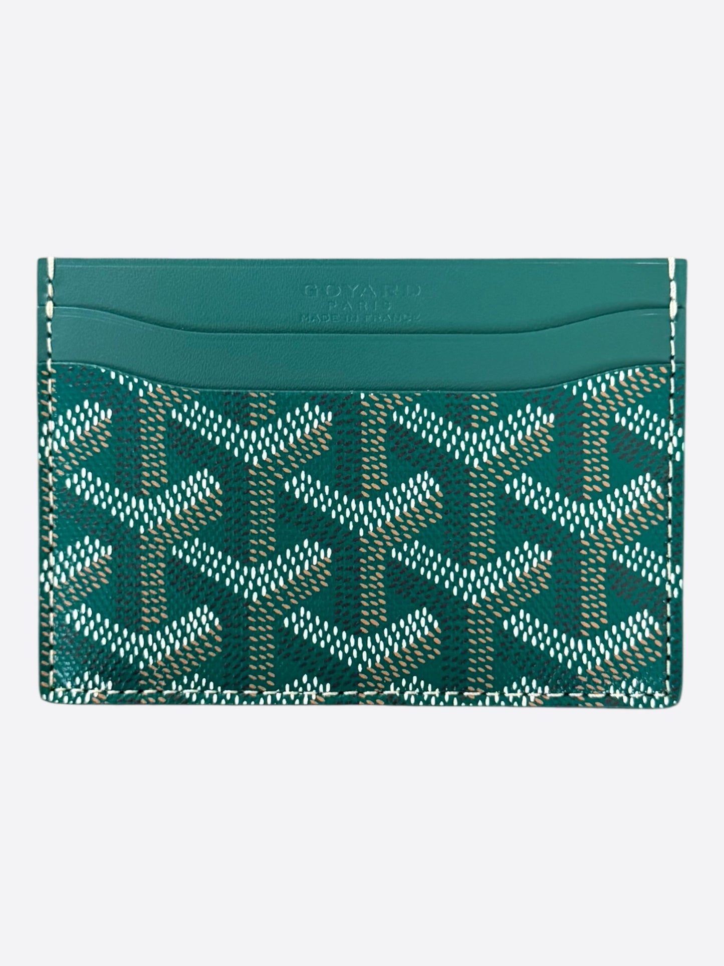 Goyard Green Saint Sulpice Card Holder