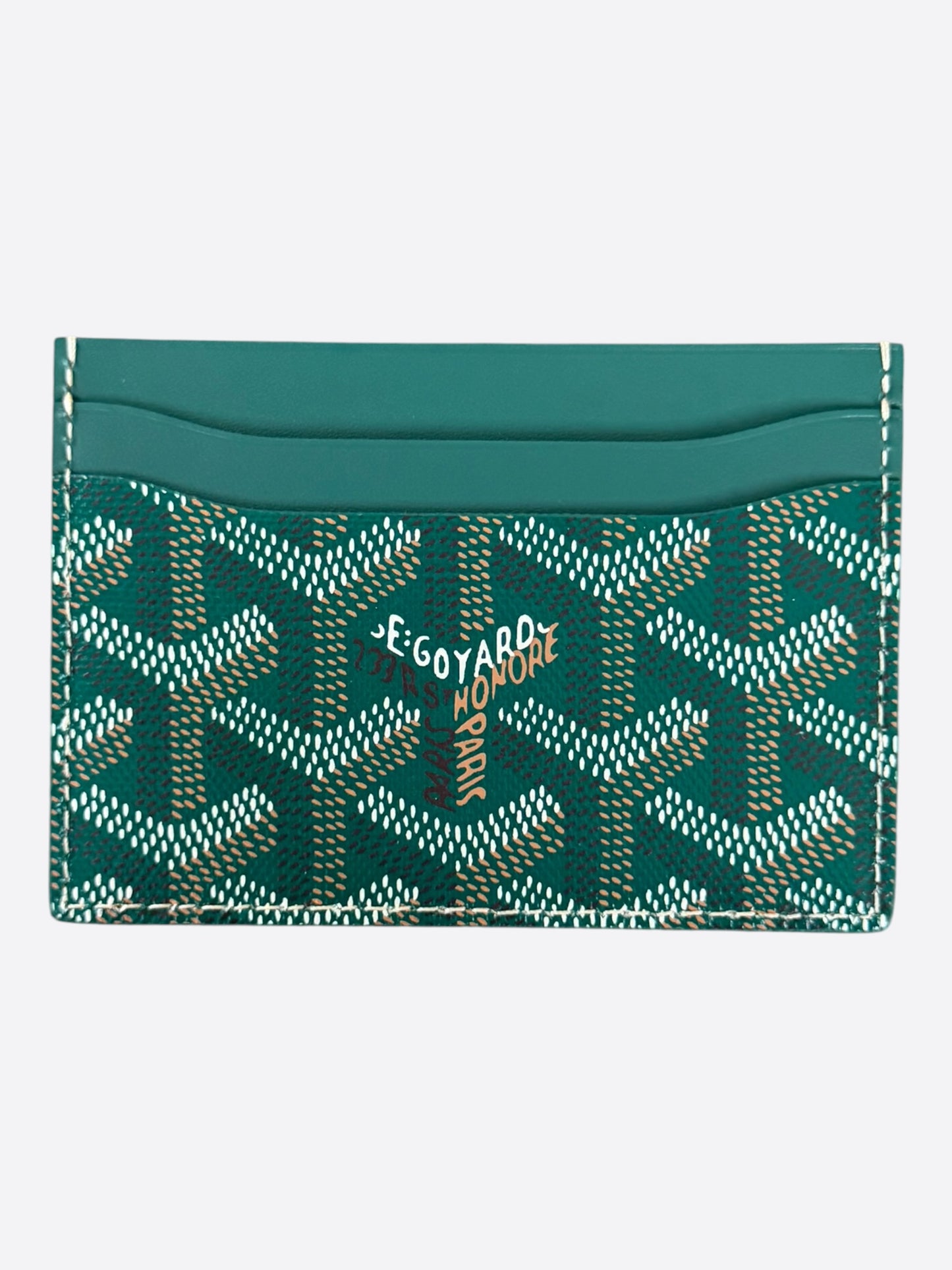 Goyard Green Saint Sulpice Card Holder