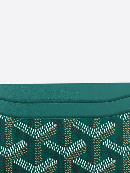 Goyard Green Saint Sulpice Card Holder