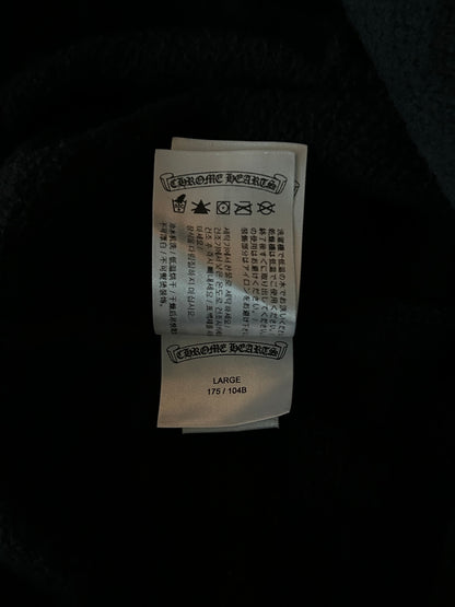Chrome Hearts Black & White Eyechart Logos Hoodie