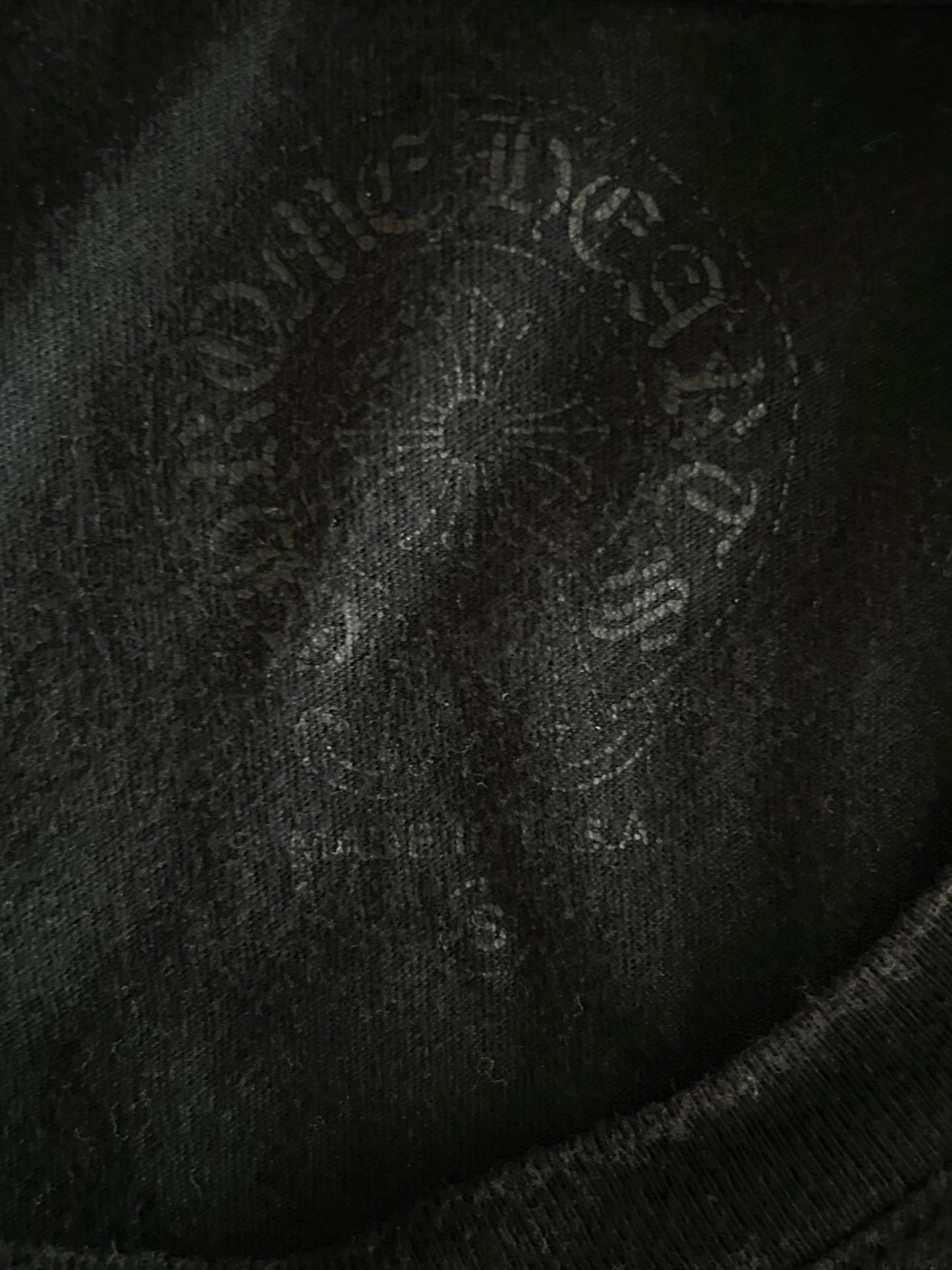 Chrome Hearts Black Multicolor Cross Logo T-Shirt