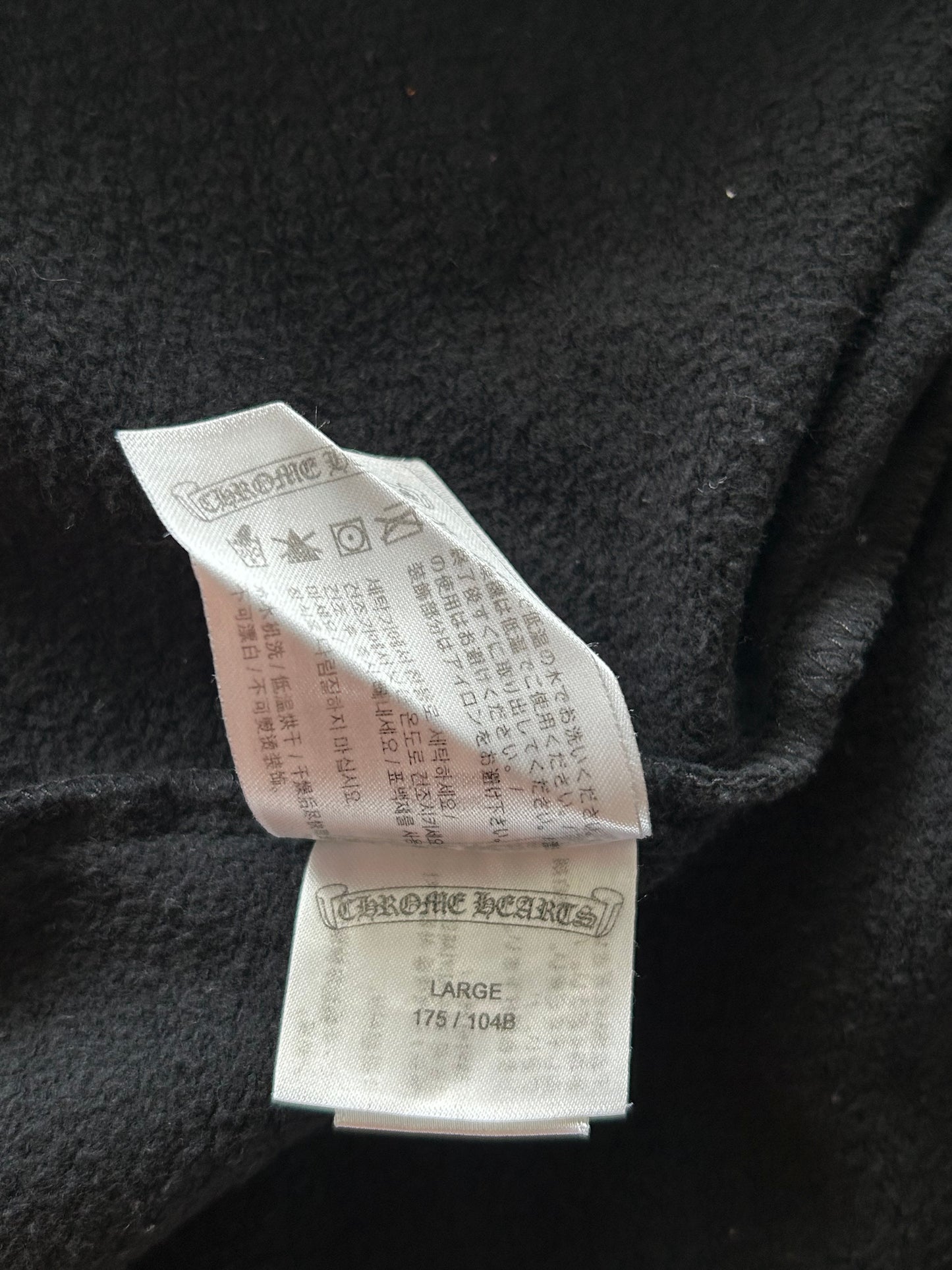 Chrome Hearts Black Multicolor Foti Zip Up Hoodie
