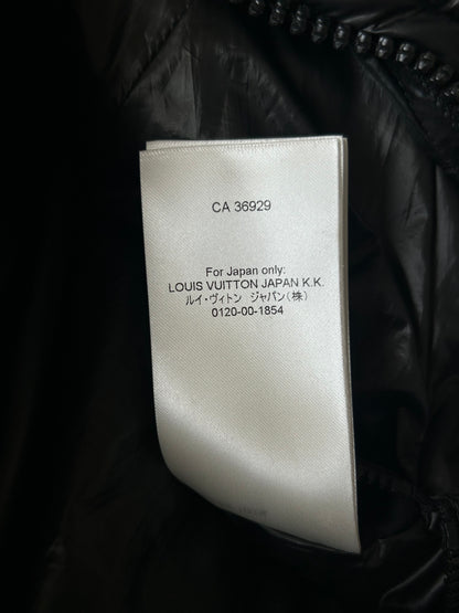 Louis Vuitton Black Flower Monogram Puffer Jacket