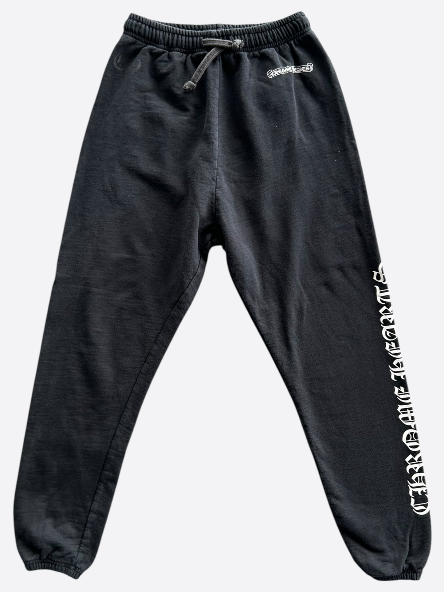 Chrome Hearts Black & White Logo Sweatpants