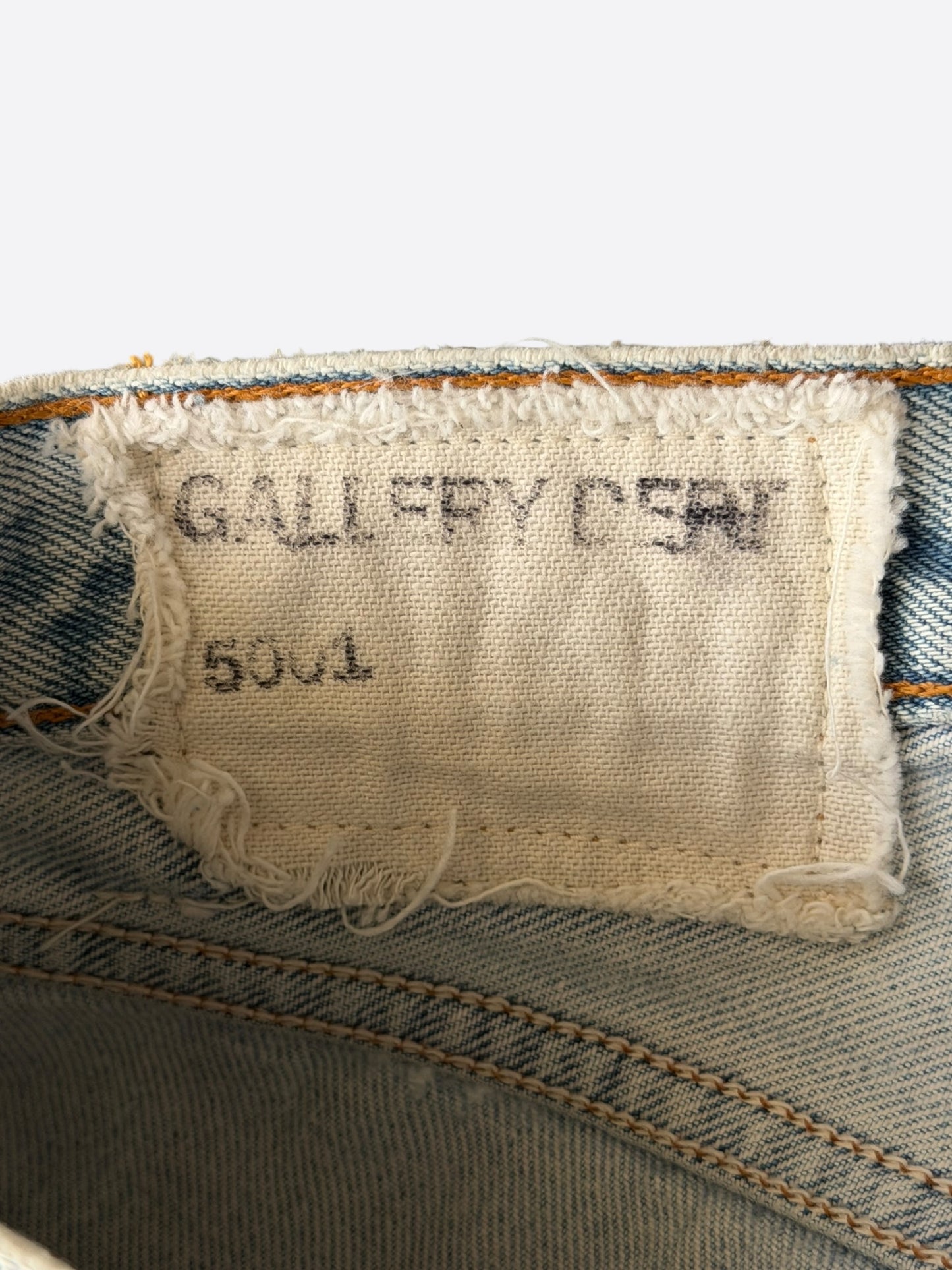 Gallery Dept Indigo Repaired G Patch 5001 Denim Jeans