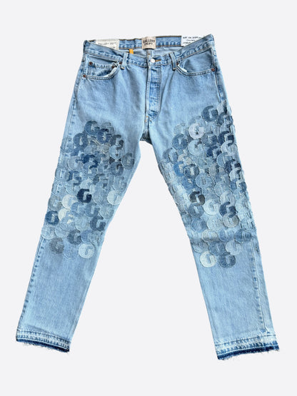 Gallery Dept Indigo Super G Patch Denim Jeans