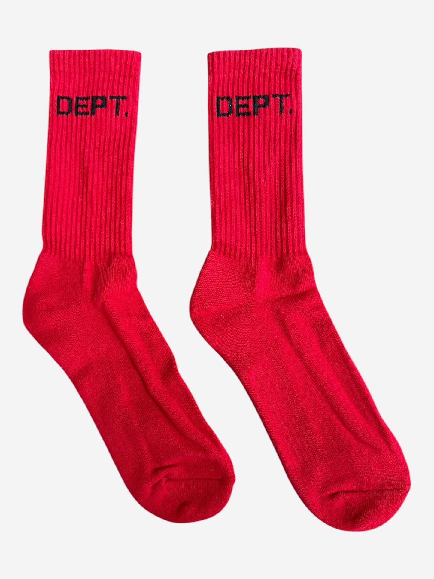 Gallery Dept Red & Black Logo Socks