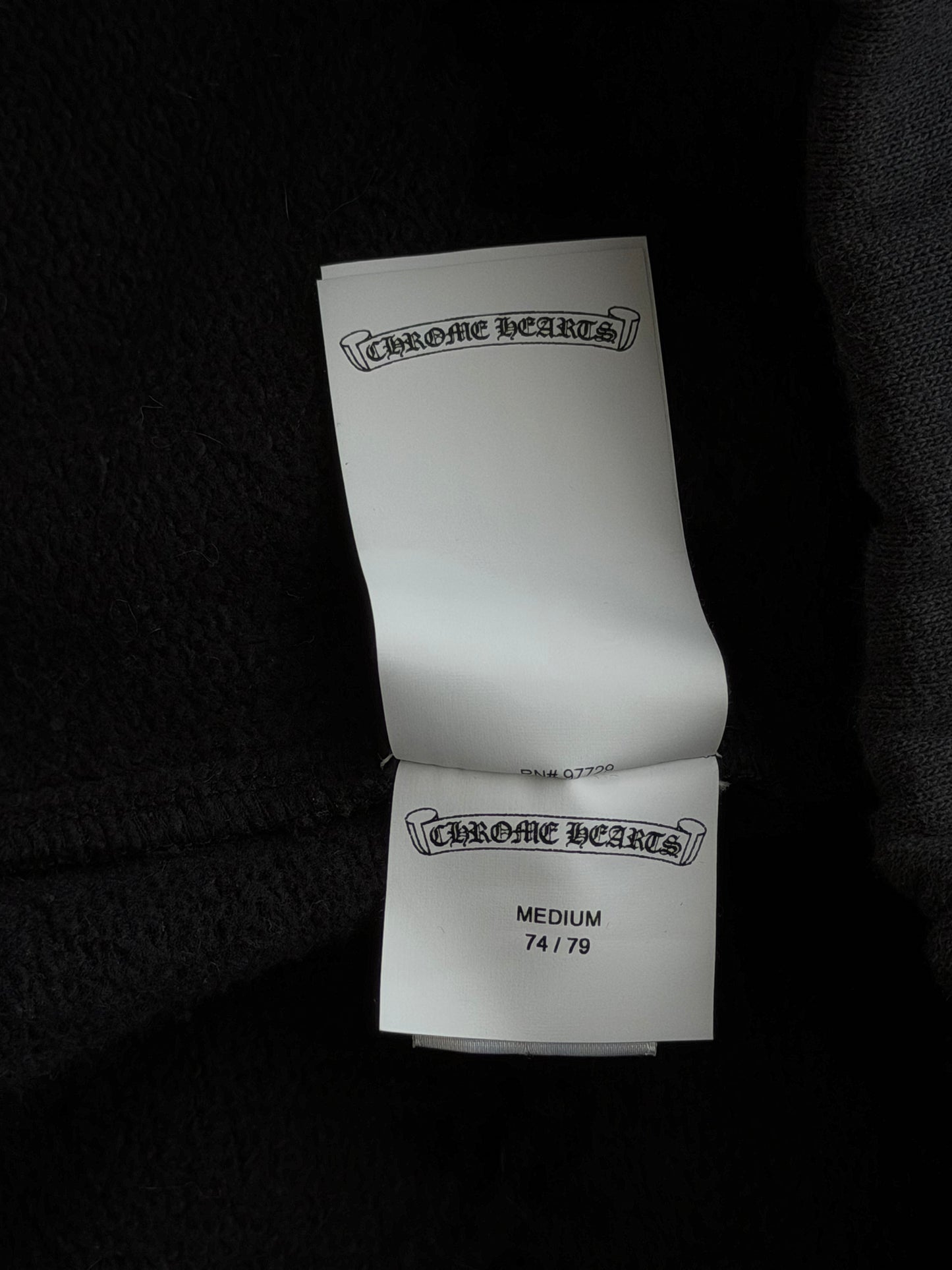 Chrome Hearts Black Triple Cross Patch Paper Jam Sweatpants