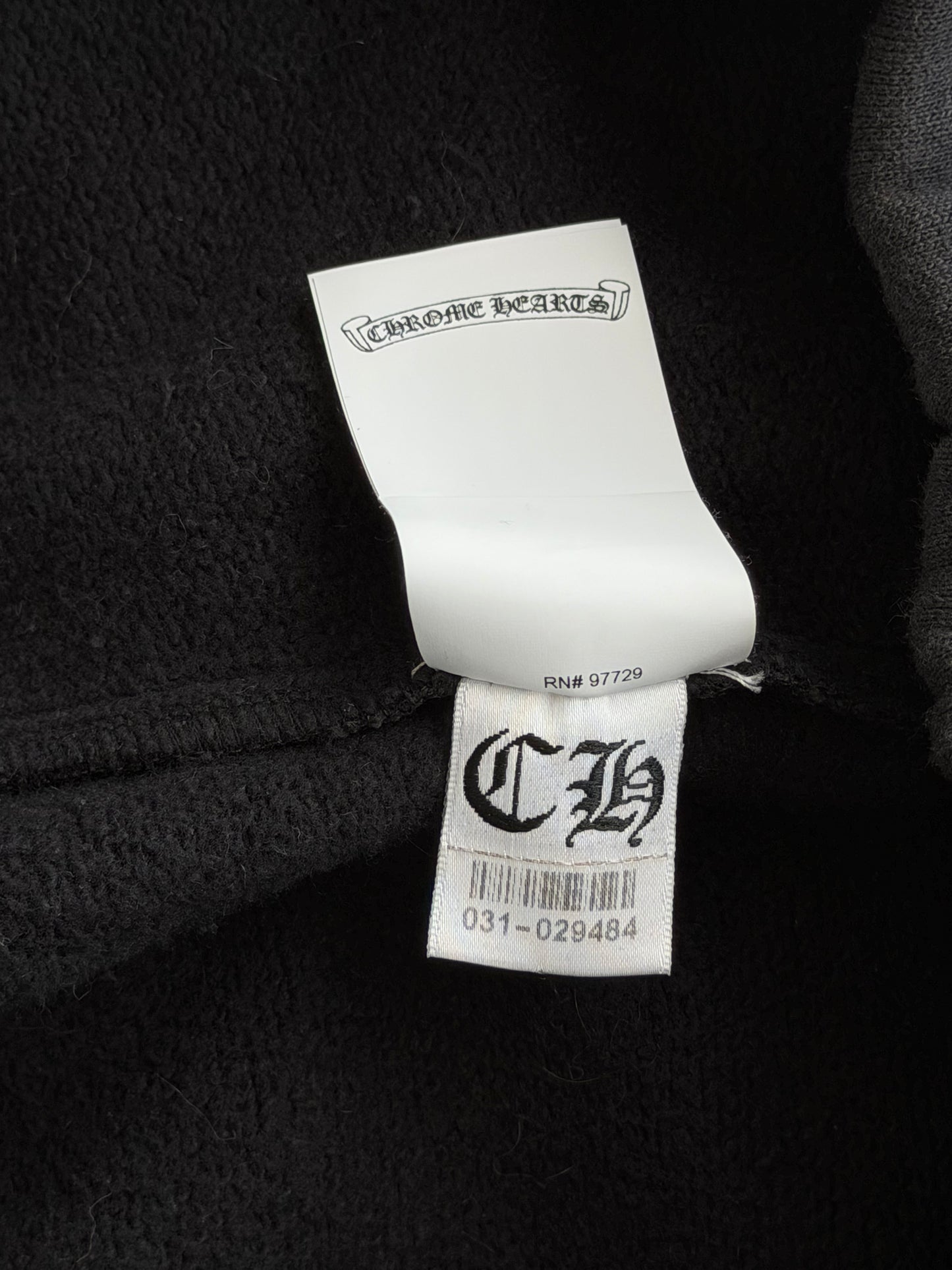 Chrome Hearts Black Triple Cross Patch Paper Jam Sweatpants