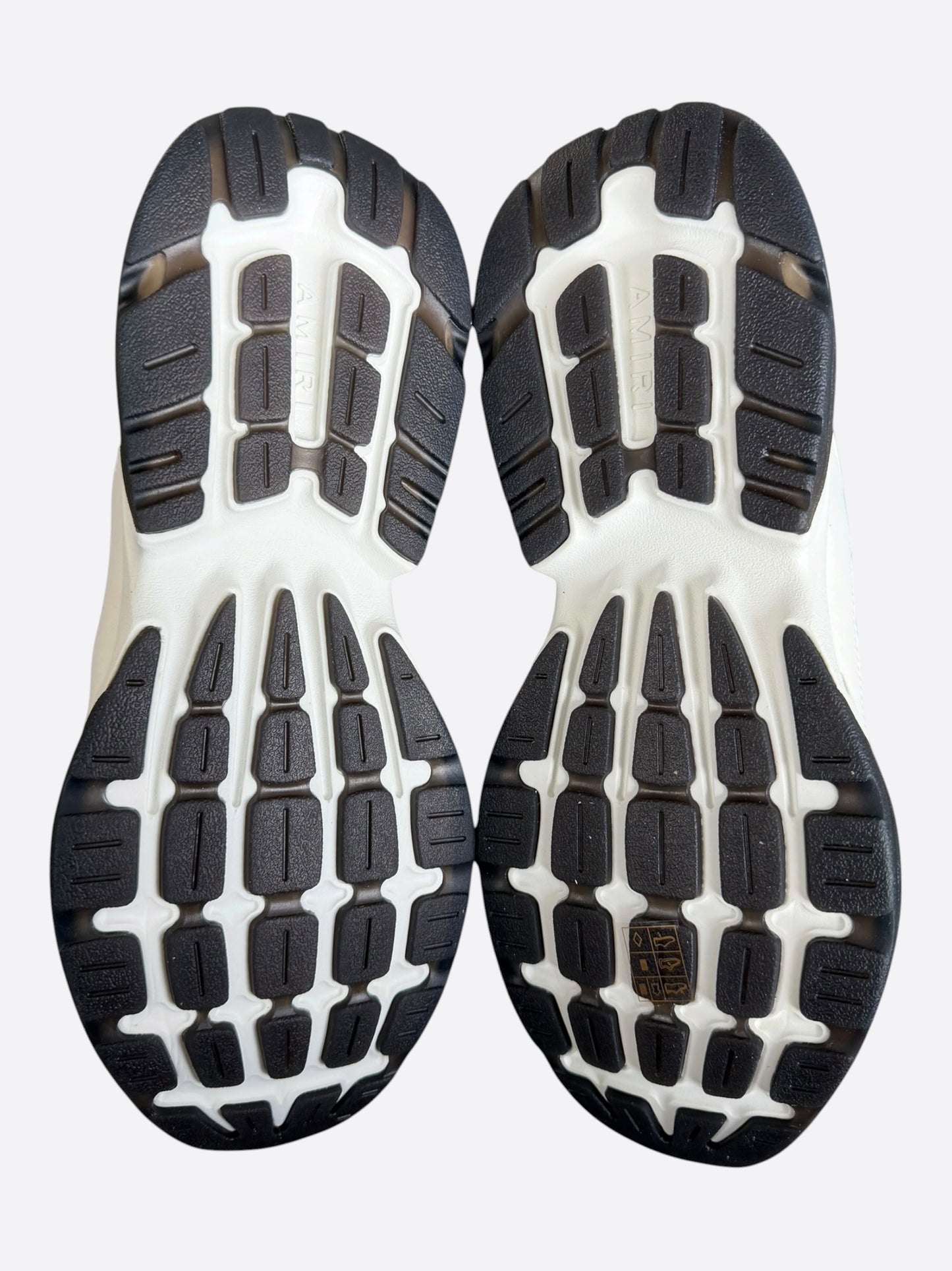 Amiri White, Green & Teal Bones Runners