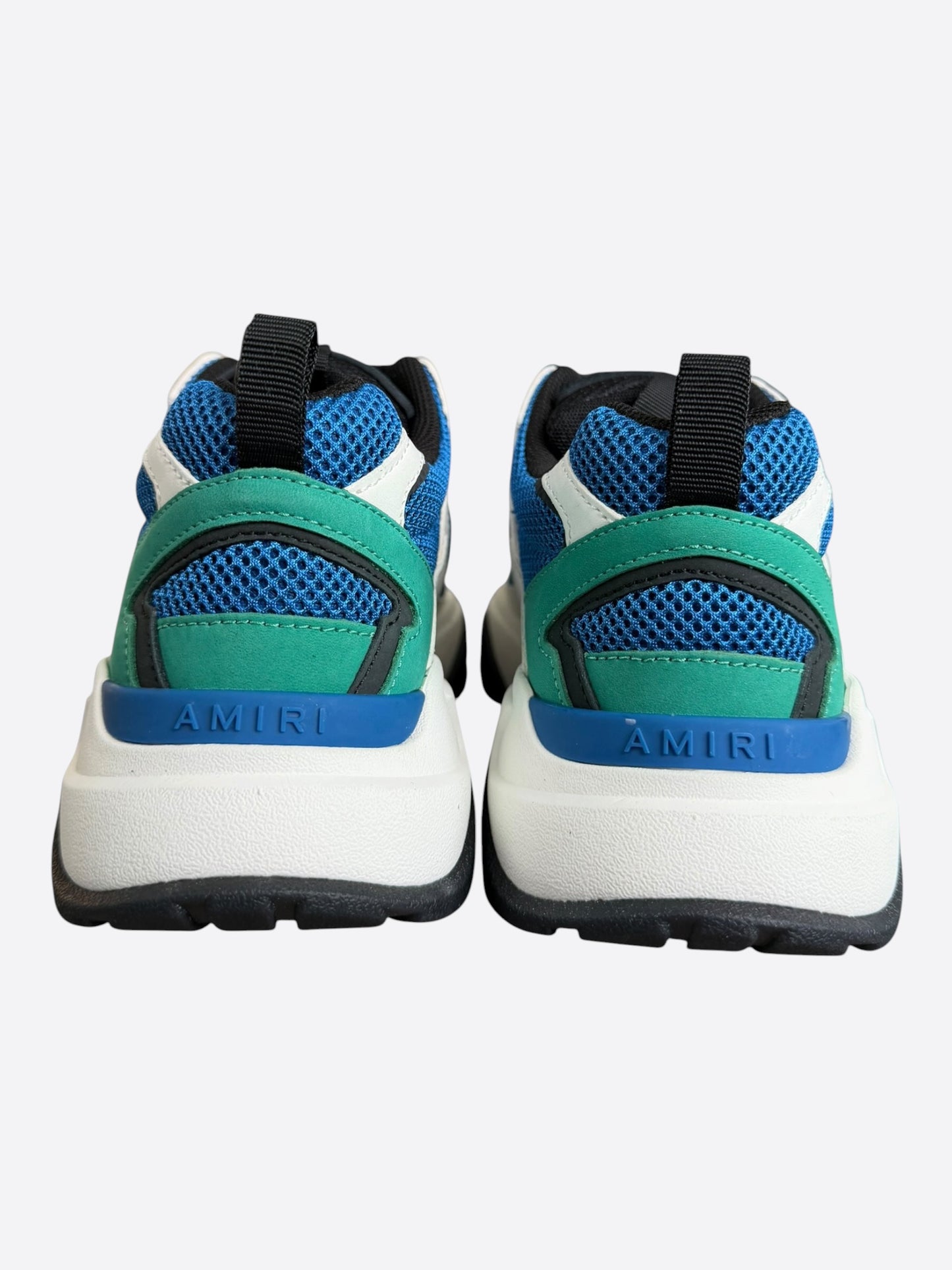 Amiri White, Green & Teal Bones Runners
