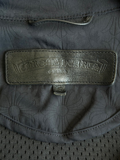 Chrome Hearts Black Cross Patch Jacquard Match Point Windbreaker