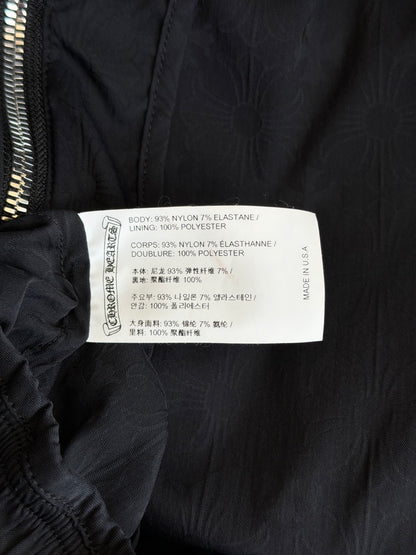 Chrome Hearts Black Cross Patch Jacquard Match Point Windbreaker