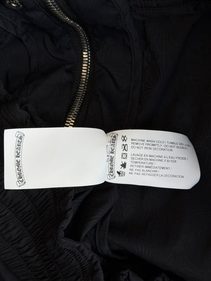 Chrome Hearts Black Cross Patch Jacquard Match Point Windbreaker
