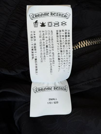 Chrome Hearts Black Cross Patch Jacquard Match Point Windbreaker