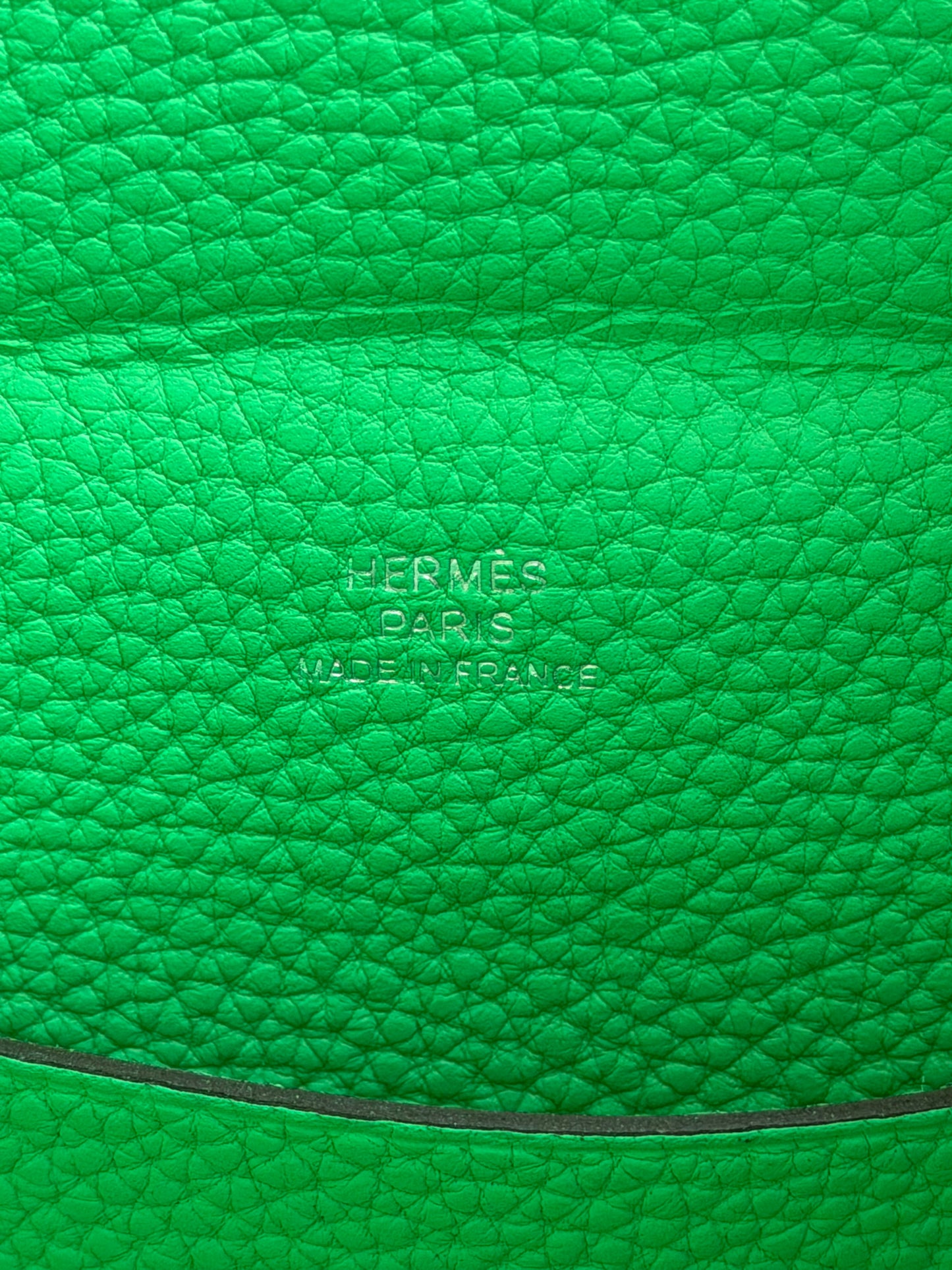 Hermes Green Togo Videpoches Bag
