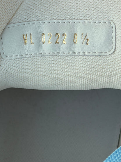 Louis Vuitton Blue & White Monogram Trainers